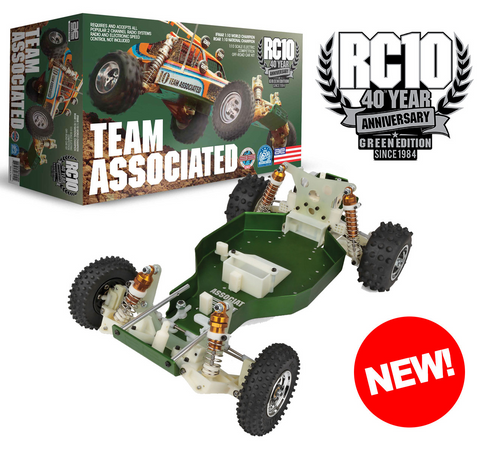 Team Associated RC10 40th Anniversary 1/10 Electric 2WD Buggy Kit (Green) (Limited Edition)