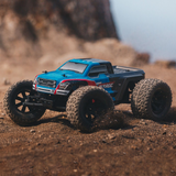 Granite Voltage 2WD Mega 1/10 MT RTR Blue/Black Includes Metal Gear Savox Servo NiMh Battery & Charger by ARRMA