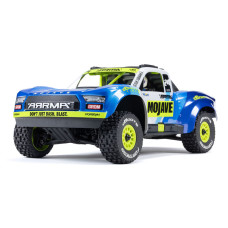 MOJAVE GROM MEGA 380 Brushed 4X4 Small Scale Desert Truck RTR with Battery & Charger, Blue/White by ARRMA