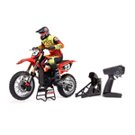 1/4 Promoto-MX Motorcycle RTR, FXR Red by LOSI