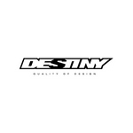 Destiny Carbon Steering Plate Set Rear (D10410)