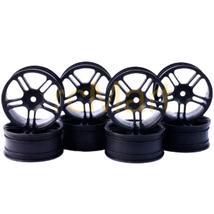 Speed Mind 8pcs Wheel Set Black