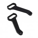 XRAY - X4 Aluminum Front Steering Plate 2 pcs Black