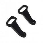 XRAY - X4 Aluminum Rear ARS Plate 2 pcs Black