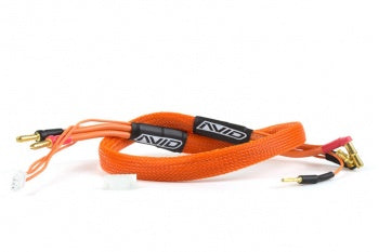 AVID 2S Charge Lead Cable XT60 & Bullet Connectors (PICK A COLOR & CONNECTOR)