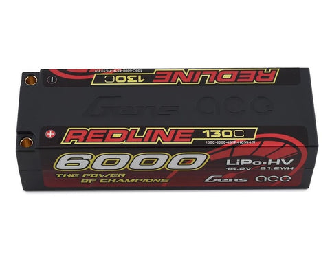 Gens Ace Redline 4S 15.2V 6000mAh Li HV Hardcase Battery