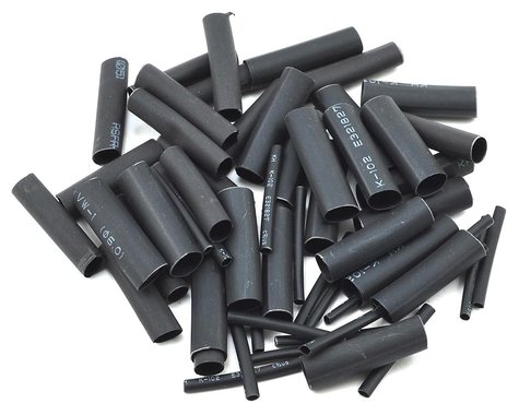 ProTek RC 1.5, 5, 6 & 8mm Shrink Tubing Assortment Pack (Black) (20) (1" Length)